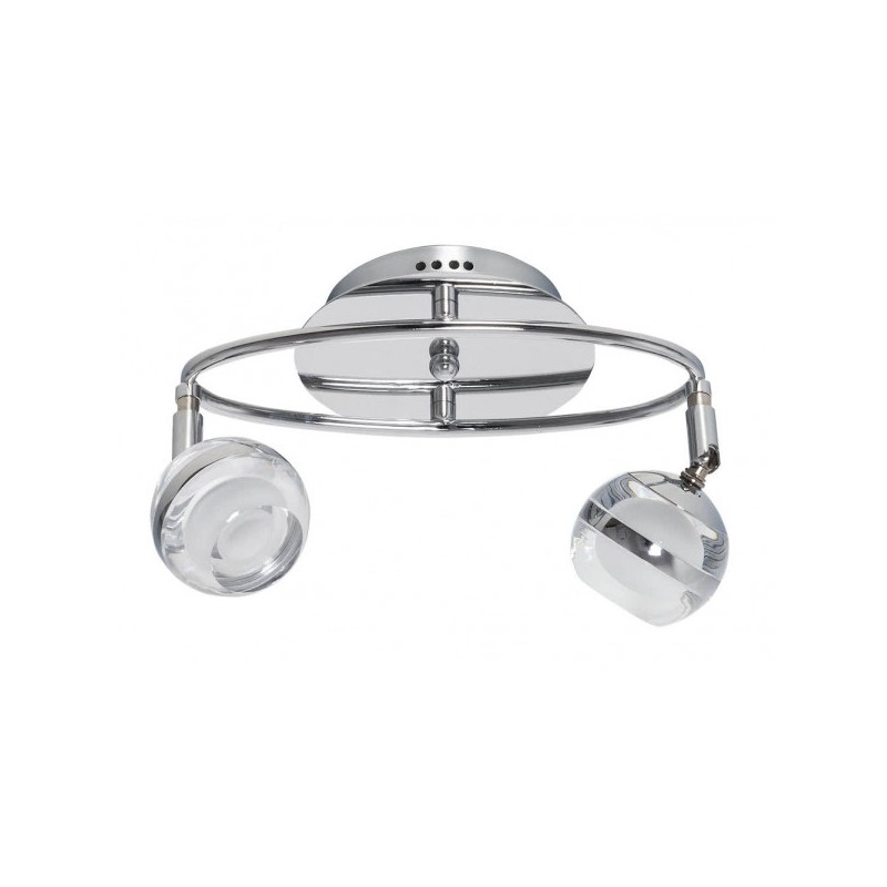 Plafón Maratea cromo 2 x LED 5W 4000K Fabrilamp